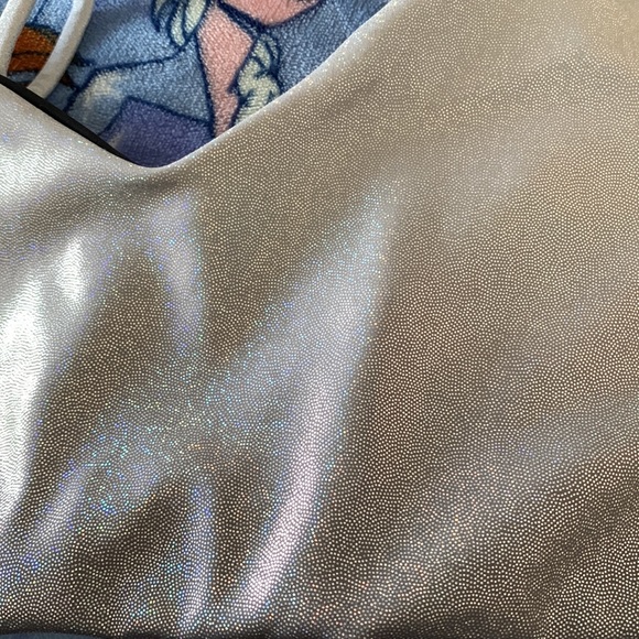 Beachriot Georgia silver sport bra New with Tag size M - Picture 13 of 13